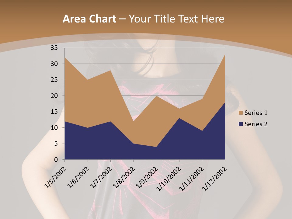 Sensuality Model Desire PowerPoint Template