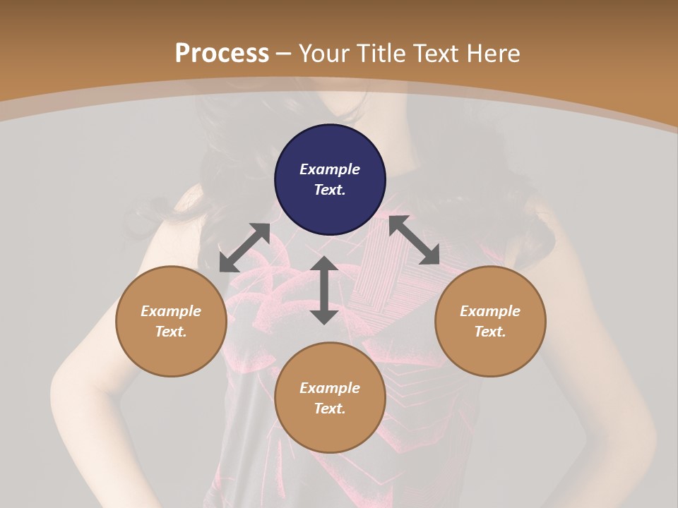 Sensuality Model Desire PowerPoint Template