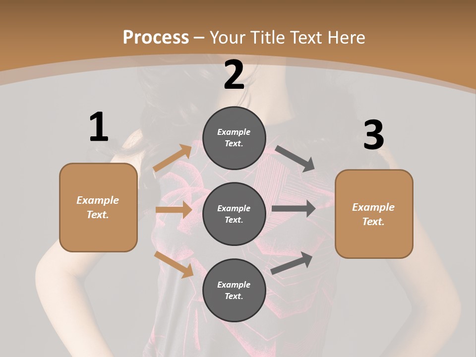 Sensuality Model Desire PowerPoint Template