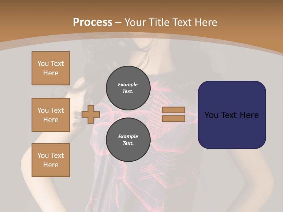 Sensuality Model Desire PowerPoint Template