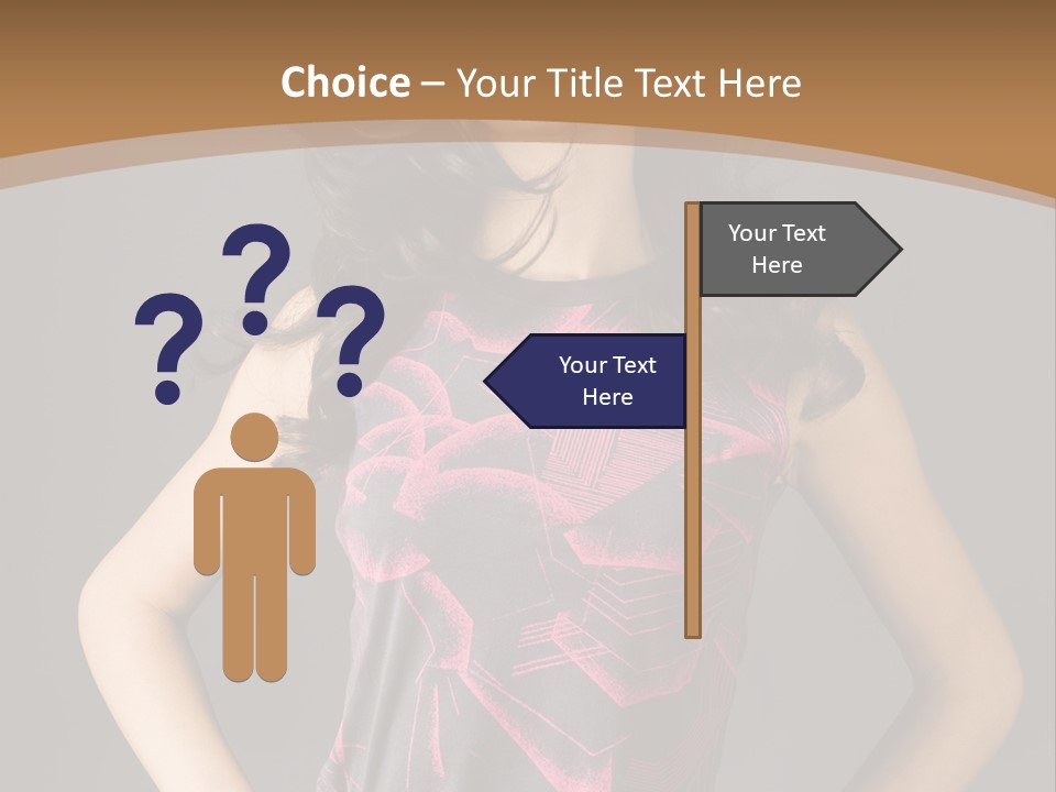 Sensuality Model Desire PowerPoint Template