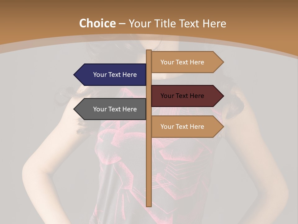 Sensuality Model Desire PowerPoint Template