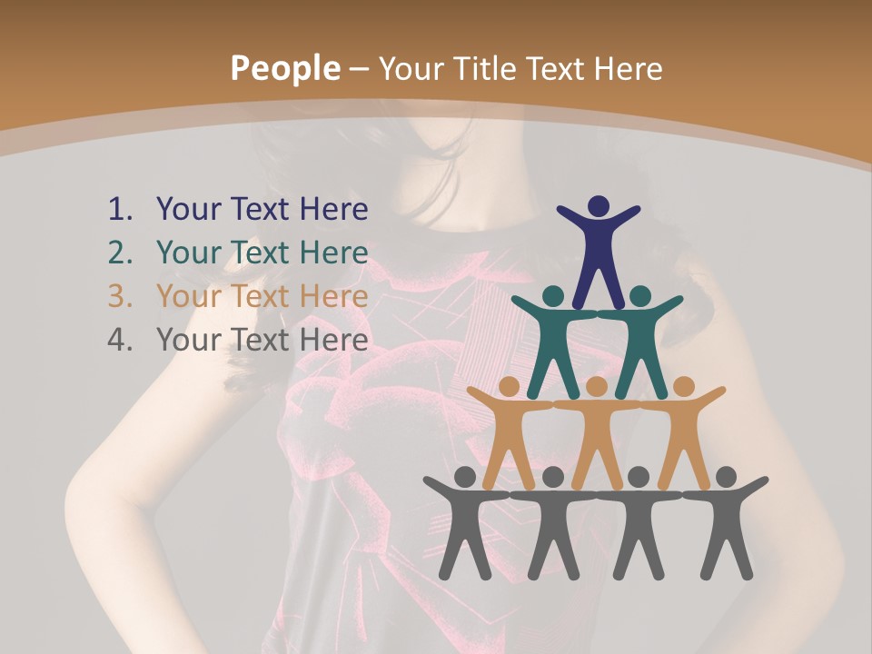 Sensuality Model Desire PowerPoint Template