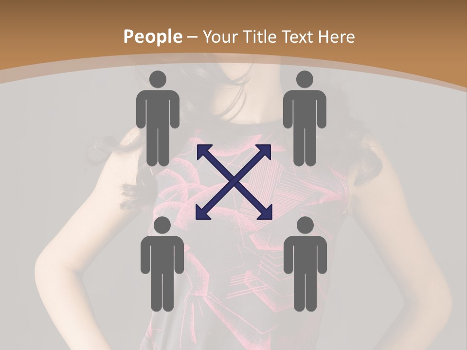 Sensuality Model Desire PowerPoint Template