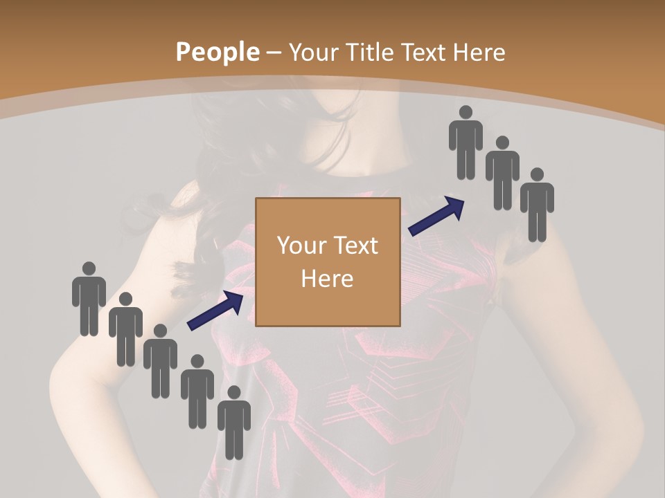 Sensuality Model Desire PowerPoint Template