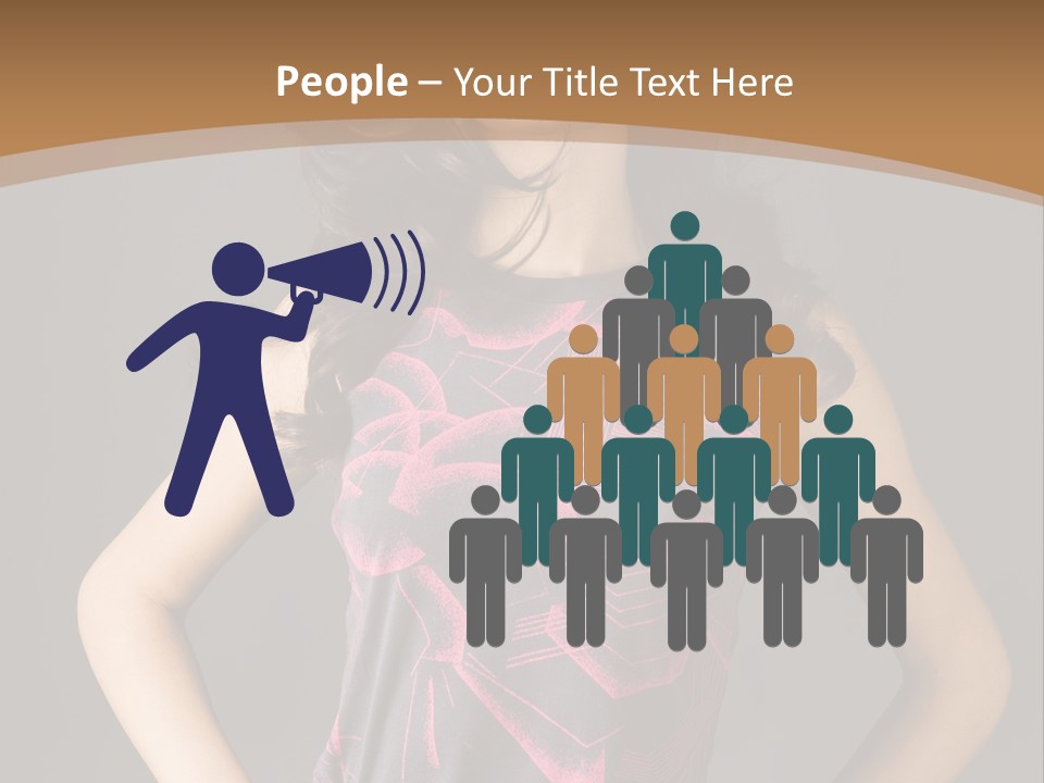 Sensuality Model Desire PowerPoint Template