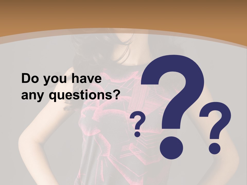 Sensuality Model Desire PowerPoint Template