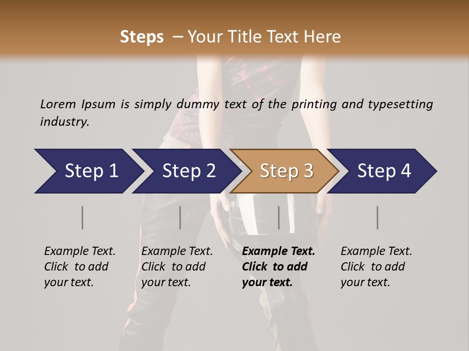 Helmet Wavy Glamour PowerPoint Template