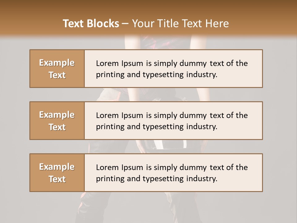 Helmet Wavy Glamour PowerPoint Template