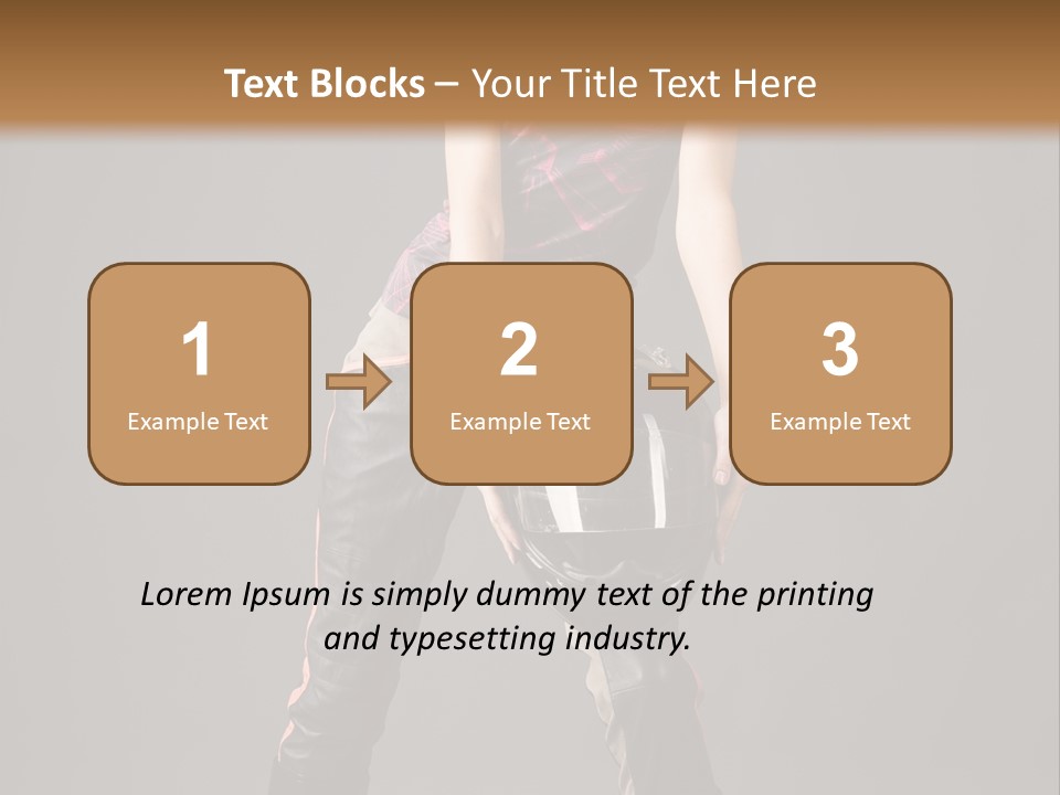 Helmet Wavy Glamour PowerPoint Template