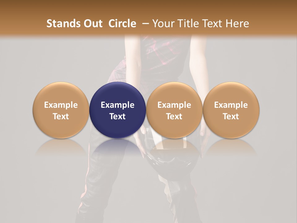 Helmet Wavy Glamour PowerPoint Template