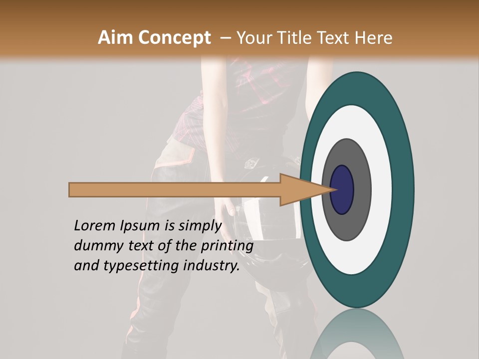 Helmet Wavy Glamour PowerPoint Template