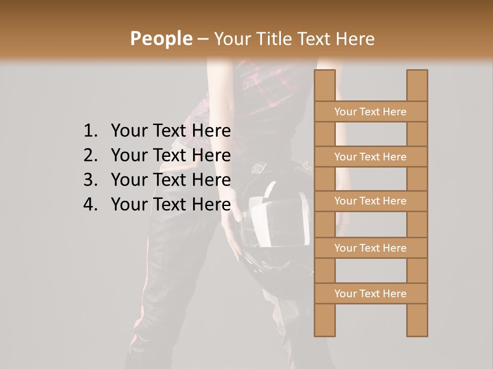 Helmet Wavy Glamour PowerPoint Template