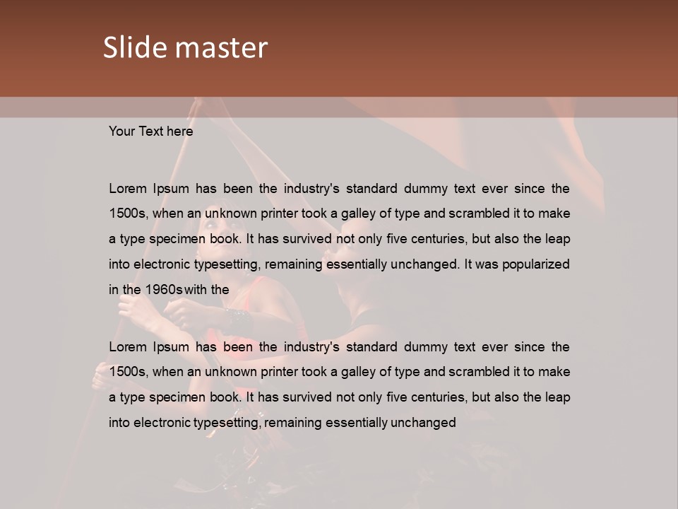 Rising Flag PowerPoint Template