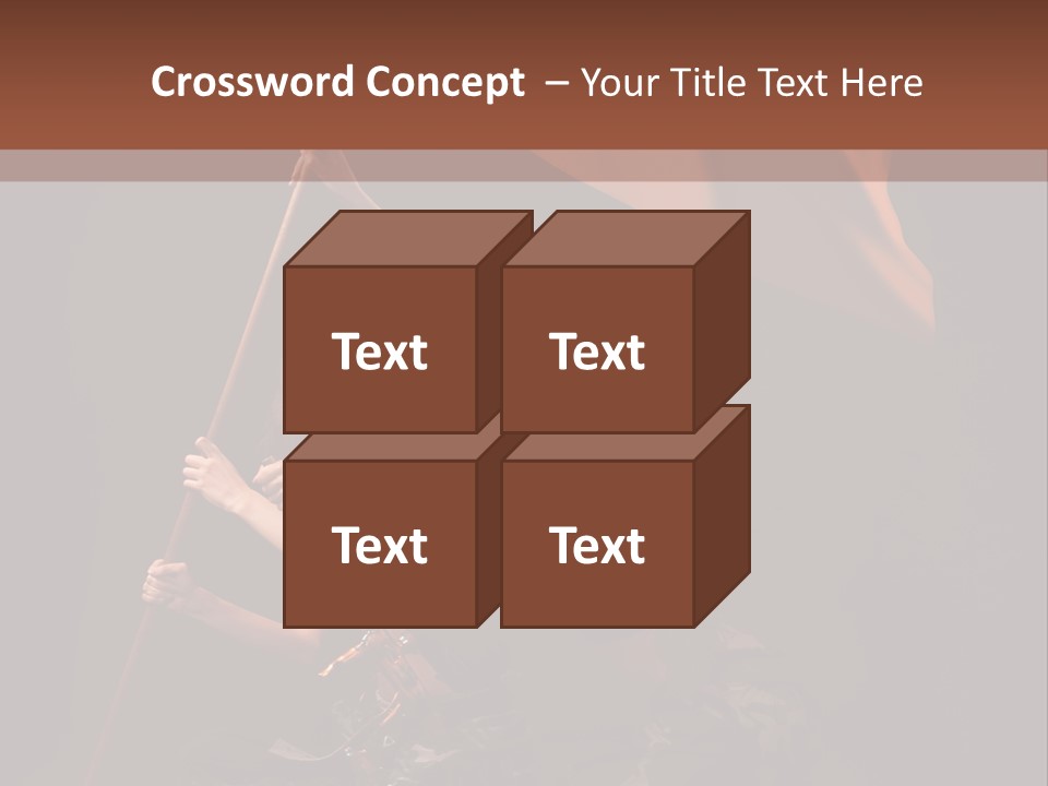 Rising Flag PowerPoint Template