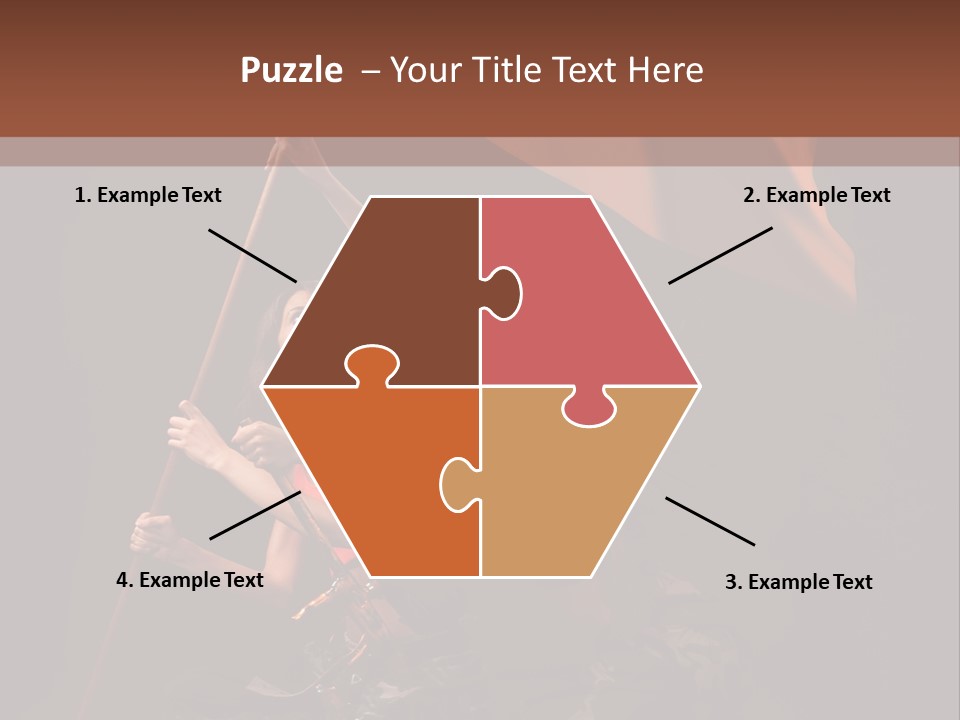 Rising Flag PowerPoint Template