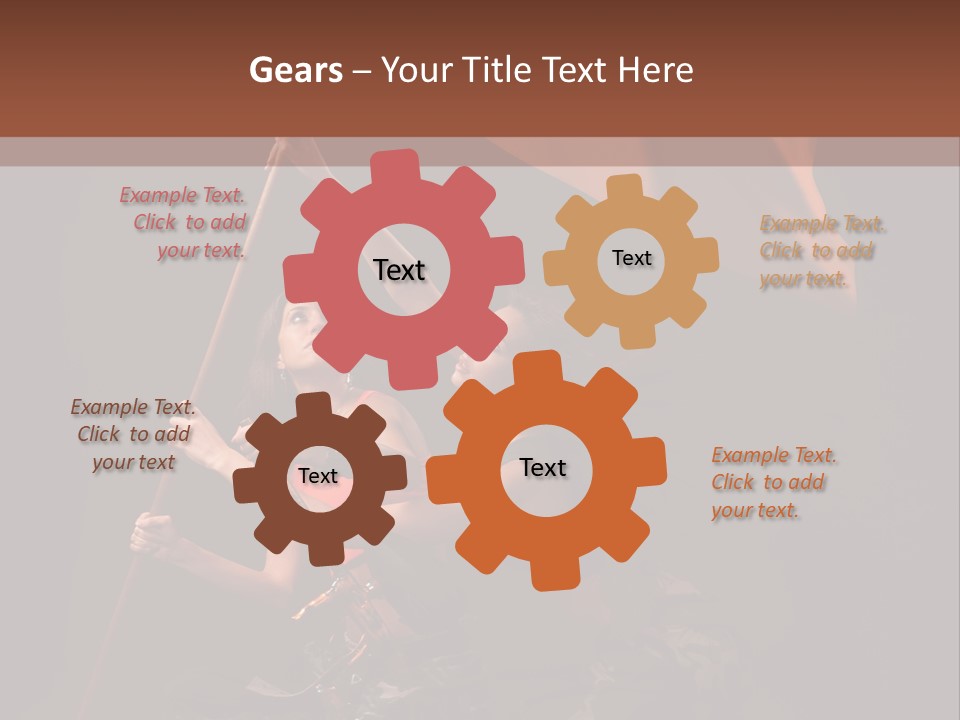 Rising Flag PowerPoint Template