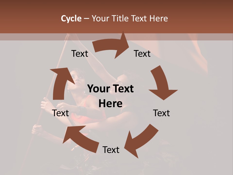 Rising Flag PowerPoint Template
