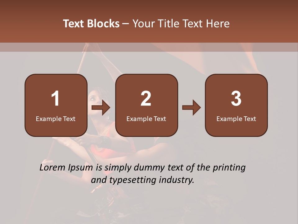 Rising Flag PowerPoint Template