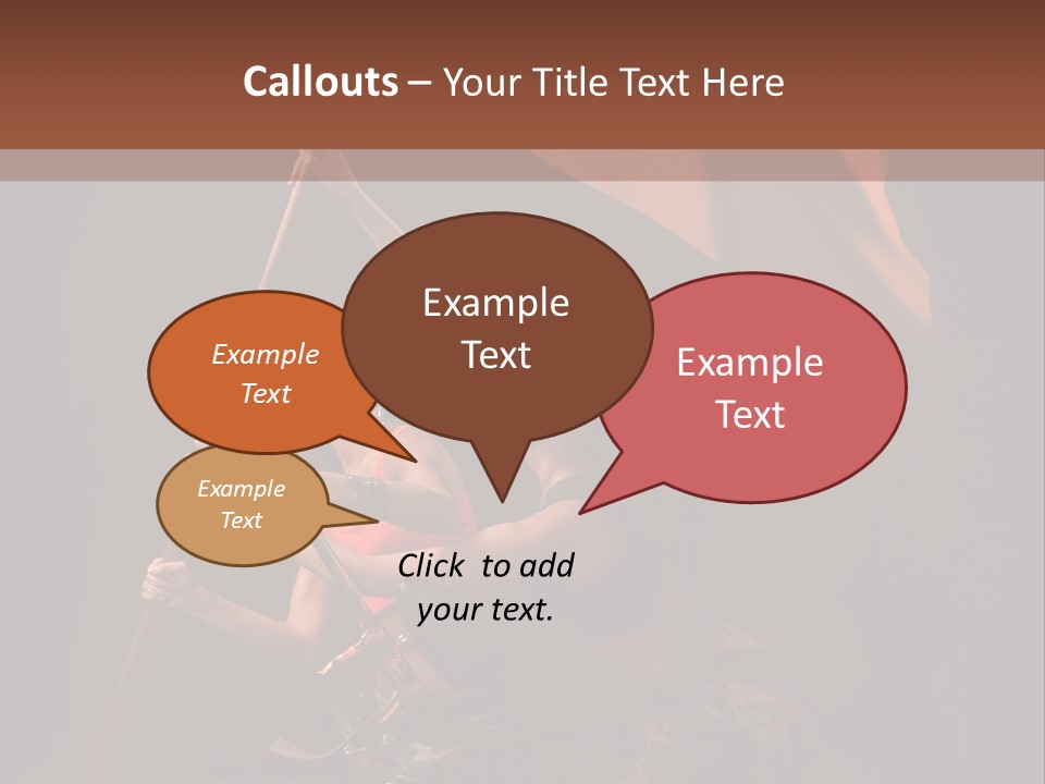 Rising Flag PowerPoint Template