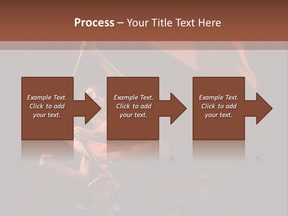 Rising Flag PowerPoint Template