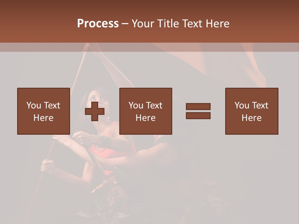 Rising Flag PowerPoint Template