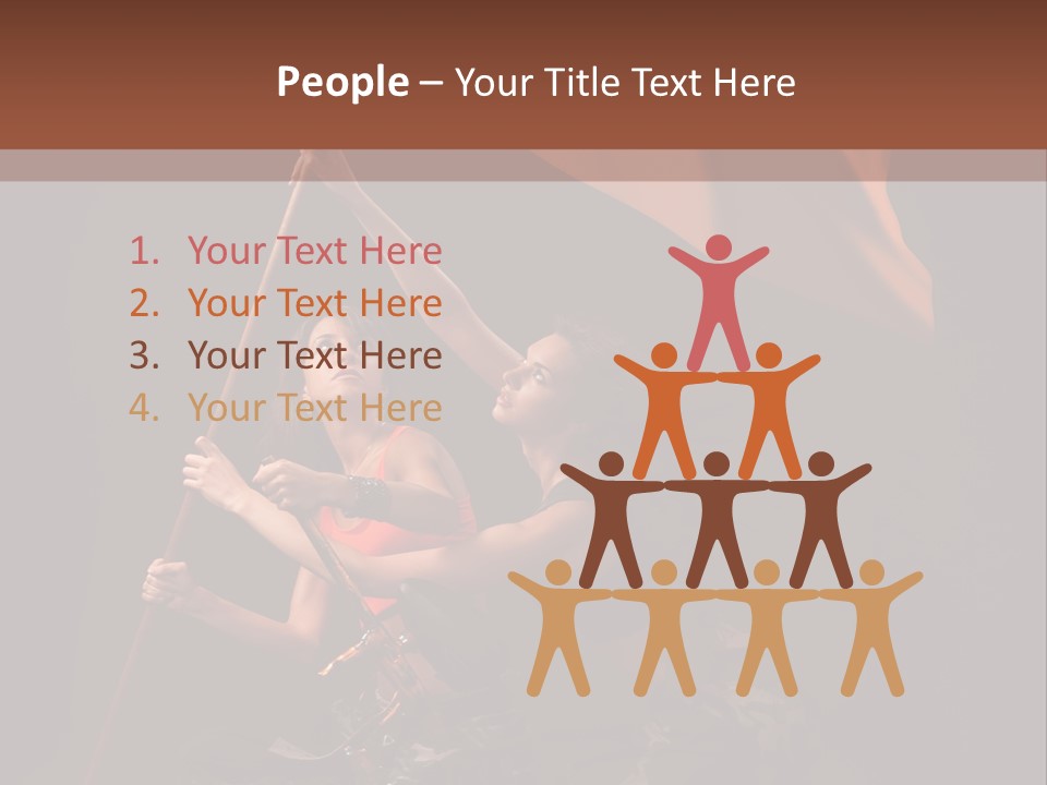 Rising Flag PowerPoint Template