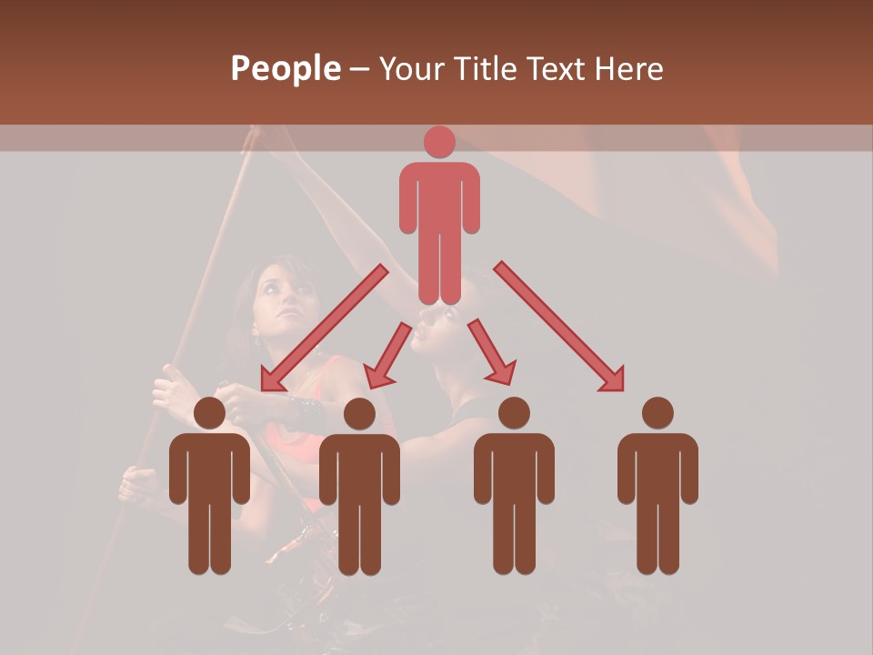 Rising Flag PowerPoint Template