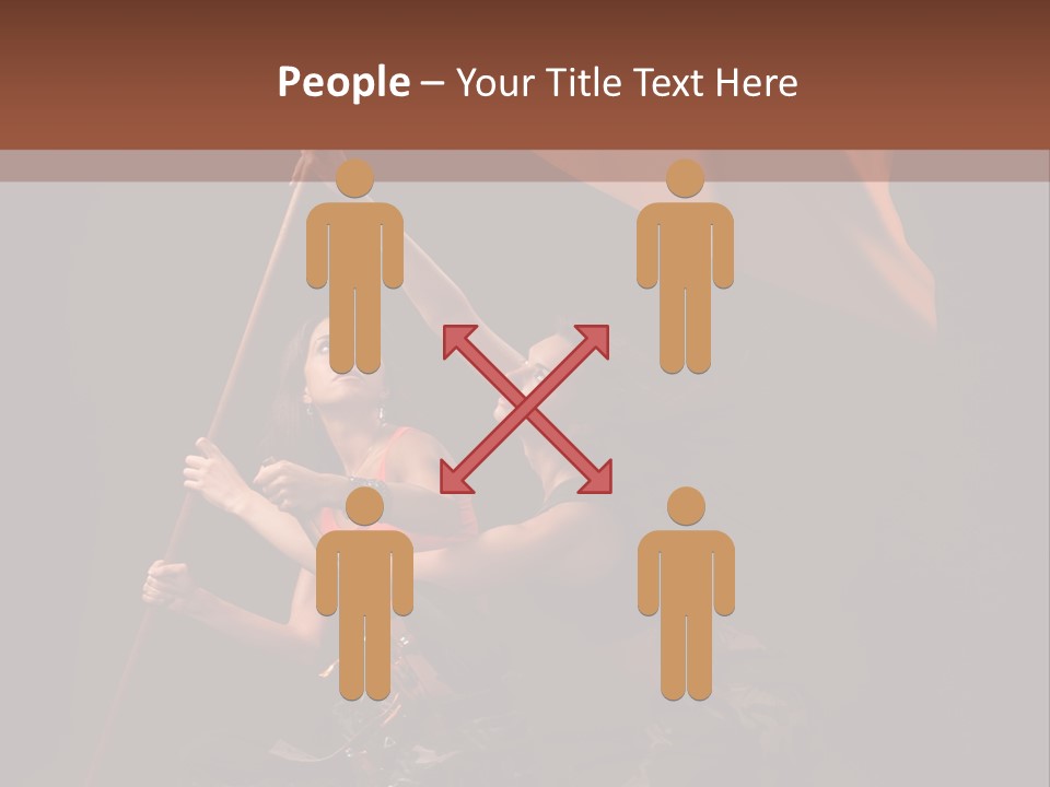 Rising Flag PowerPoint Template