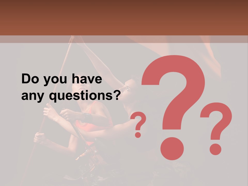 Rising Flag PowerPoint Template