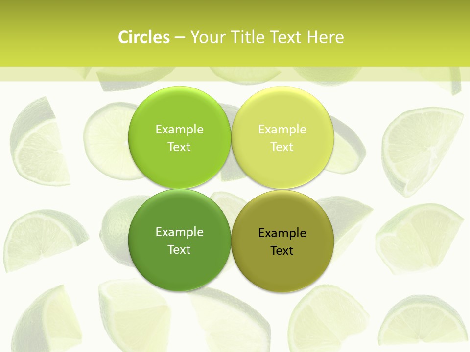 Drink Cold Lemon PowerPoint Template