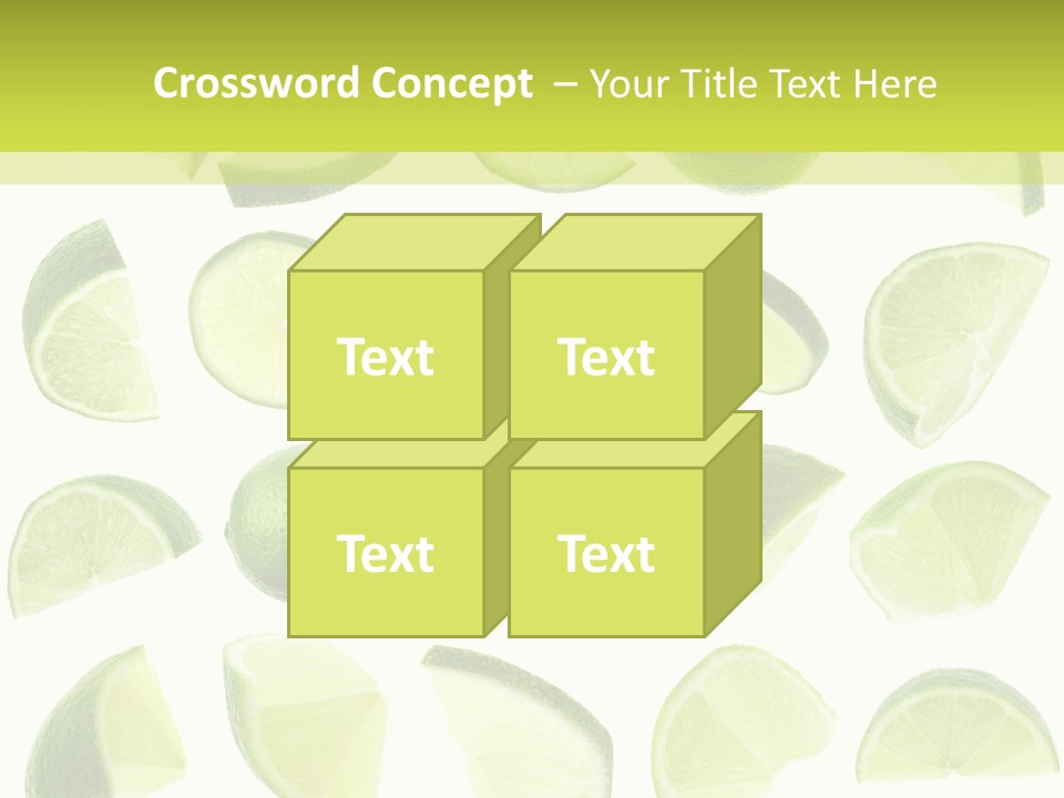 Drink Cold Lemon PowerPoint Template