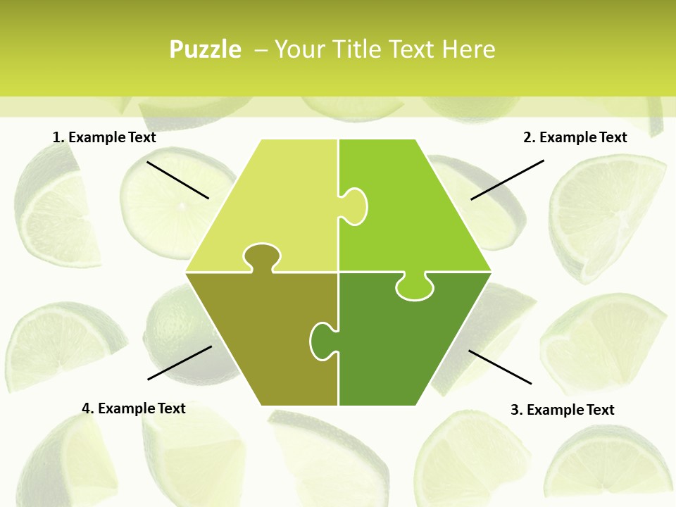 Drink Cold Lemon PowerPoint Template