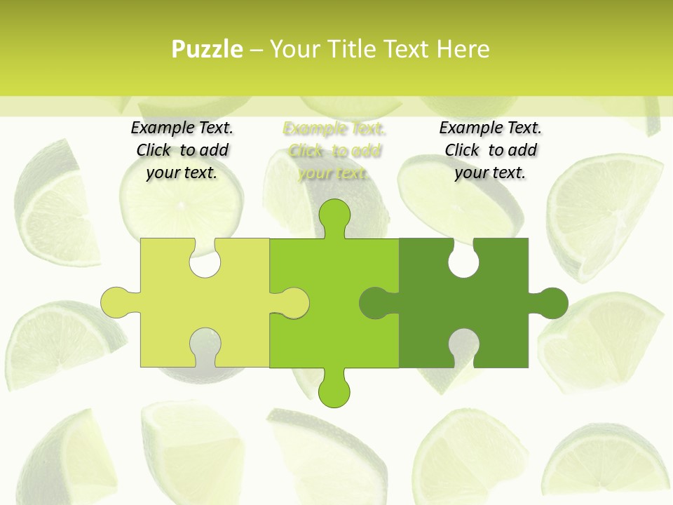 Drink Cold Lemon PowerPoint Template