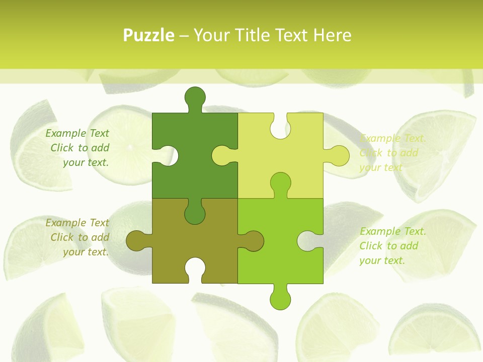 Drink Cold Lemon PowerPoint Template