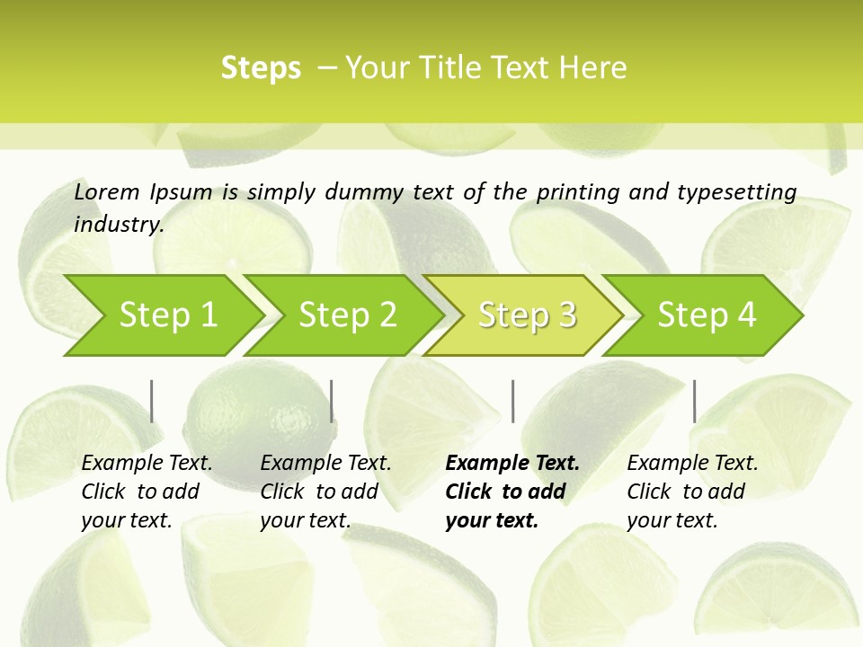 Drink Cold Lemon PowerPoint Template