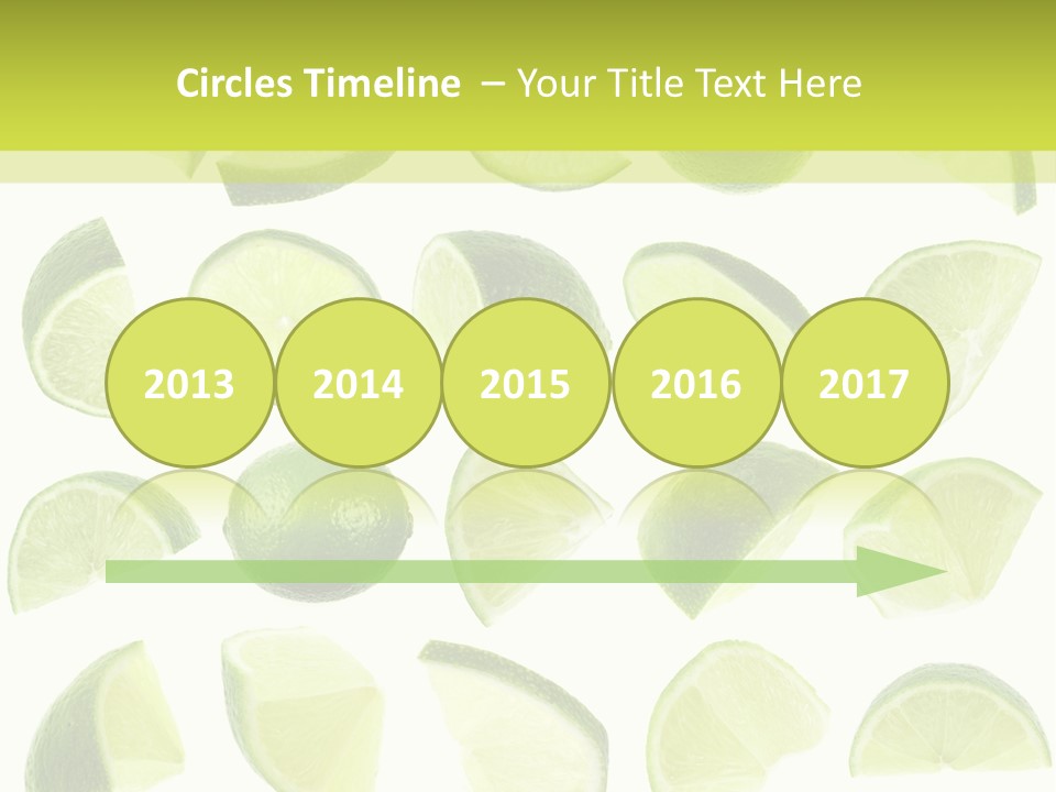 Drink Cold Lemon PowerPoint Template