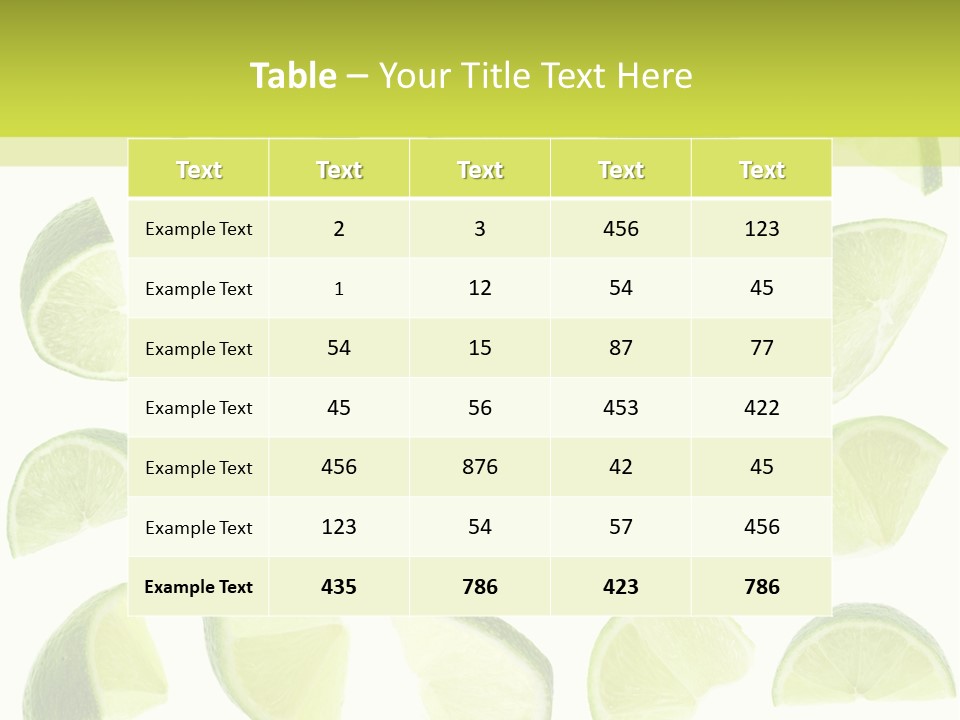 Drink Cold Lemon PowerPoint Template