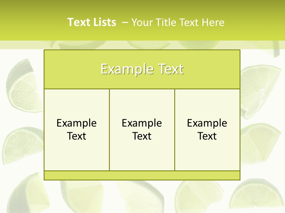 Drink Cold Lemon PowerPoint Template