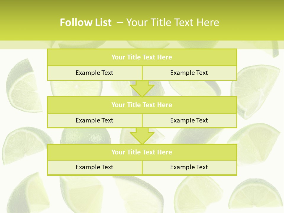 Drink Cold Lemon PowerPoint Template