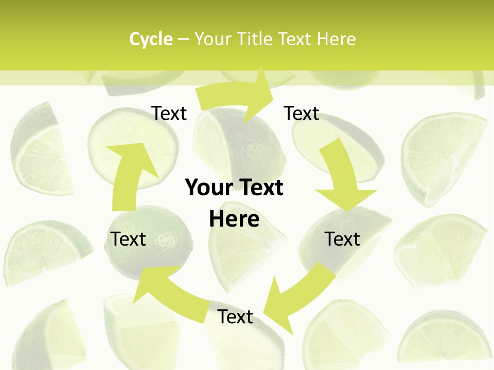 Drink Cold Lemon PowerPoint Template