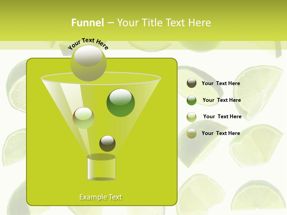 Drink Cold Lemon PowerPoint Template