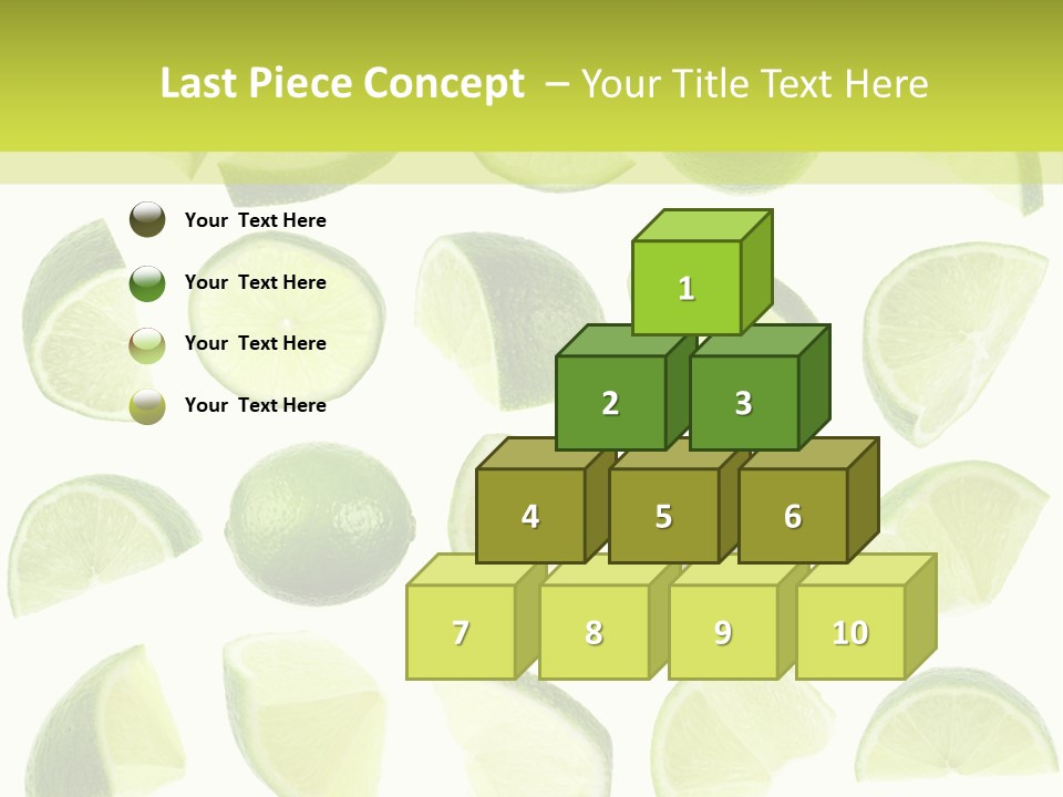 Drink Cold Lemon PowerPoint Template