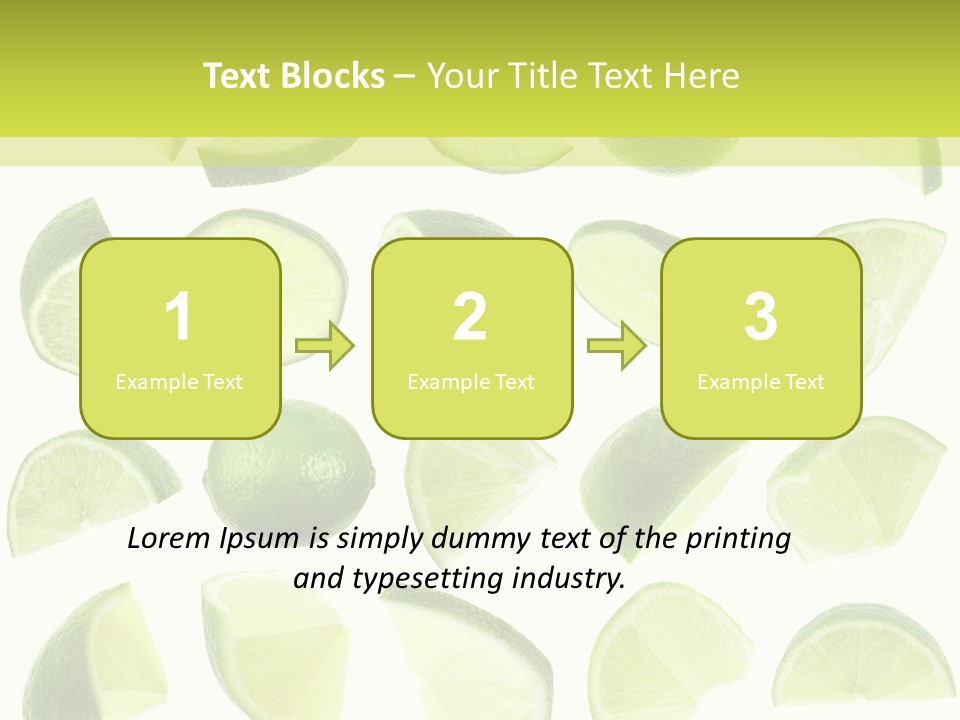 Drink Cold Lemon PowerPoint Template