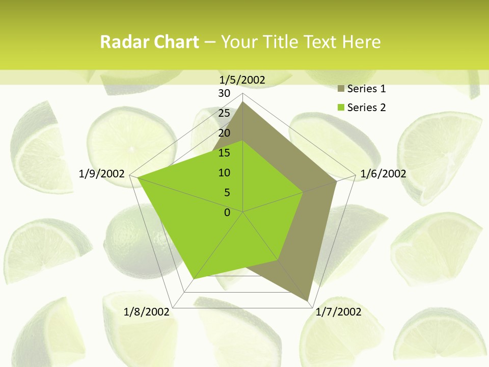Drink Cold Lemon PowerPoint Template