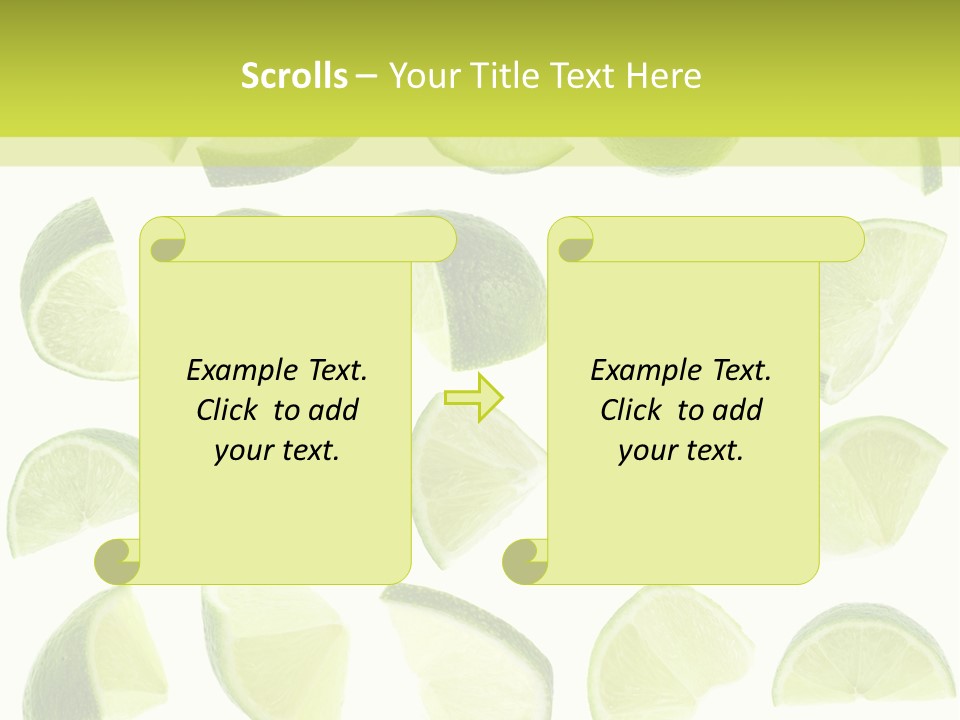 Drink Cold Lemon PowerPoint Template
