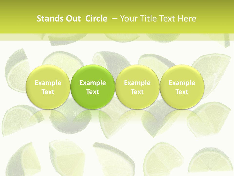 Drink Cold Lemon PowerPoint Template