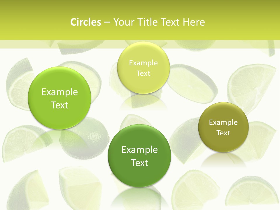 Drink Cold Lemon PowerPoint Template