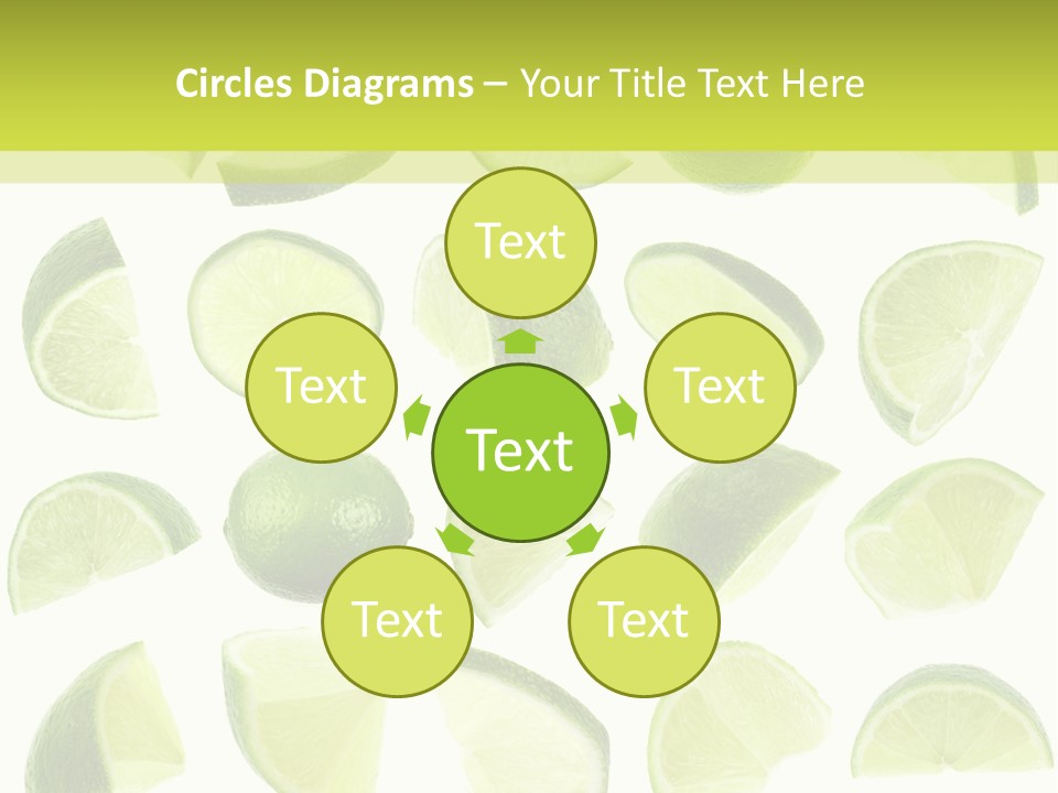 Drink Cold Lemon PowerPoint Template