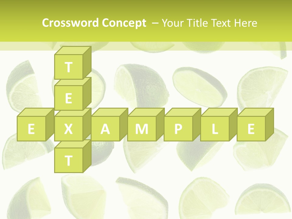 Drink Cold Lemon PowerPoint Template